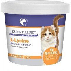 Cat L-Lysine 100 Soft Chews | Essential Pet
