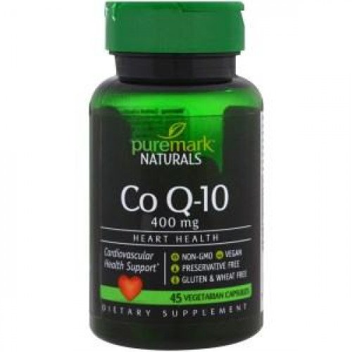 Co Q-10 400mg 45 veggie caps | Puremark Naturals на марката Puremark Naturals от вносител и дистрибутор.