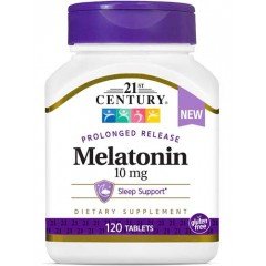 Prolonged Release Melatonin 10 mg 120 Tablets | 21st Century