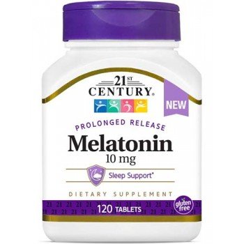 Prolonged Release Melatonin 10 mg 120 Tablets | 21st Century