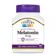 Quick Dissolve Melatonin 10 mg 120 Cherry Flavor Tablets