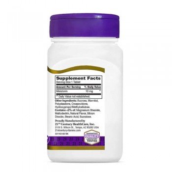 Quick Dissolve Melatonin 10 mg 120 Cherry Flavor Tablets