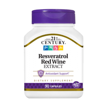 Resveratrol Red Wine Extract 90 капсули | 21st Century
