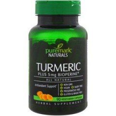 Turmeric 90 Capsules | PureMark Naturals