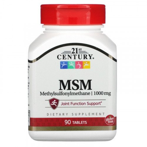 МСМ 1000 мг 90 таблетки LIGNISUL™ | 21st Century на марката 21st Century Vitamins от вносител и дистрибутор.