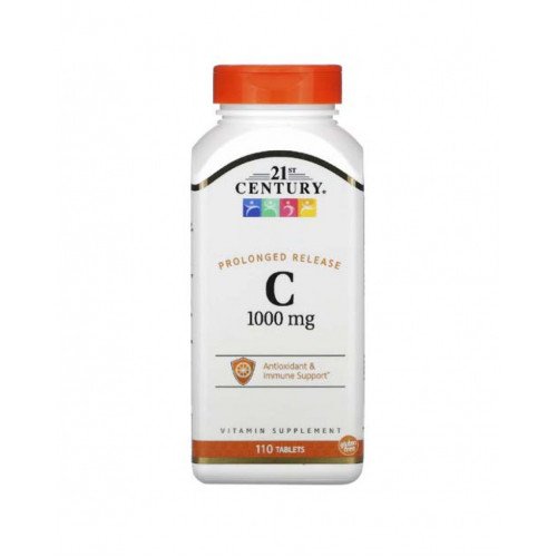 C-1000 Prolonged Release 110 таблетки | 21st Century на марката 21st Century Vitamins от вносител и дистрибутор.