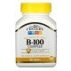 Витамин B-100 Комплекс 60 таблетки с удължено освобождаване | 21st Century на марката 21st Century Vitamins от вносител и дистрибутор.